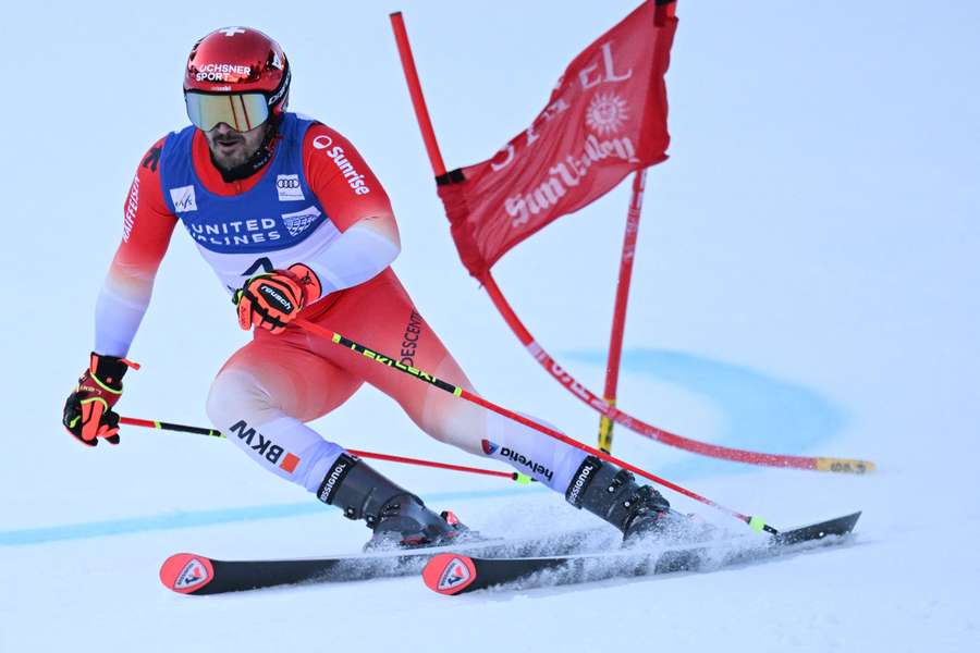 Loic Meillard hat den Riesenslalom von Sun Valley gewonnen.