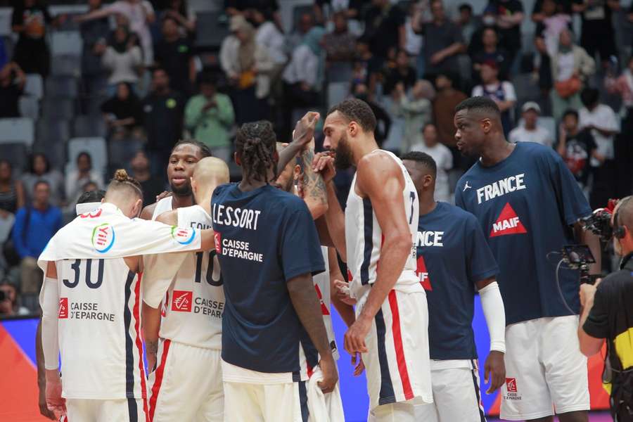 Frankrijk na de uitschakeling op het WK basketbal