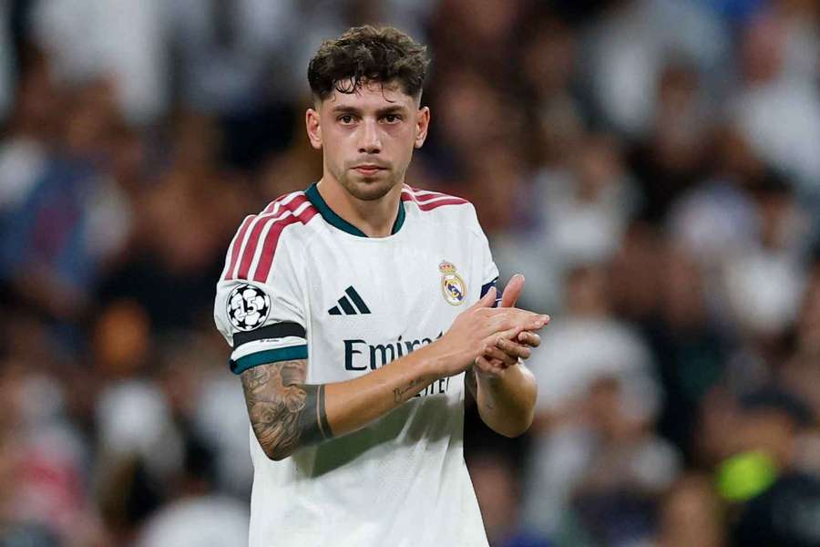 Real Madrid's Valverde is set for a spell on the sidelines