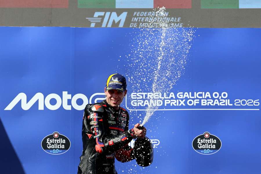 Marco Bezzecchi em festa