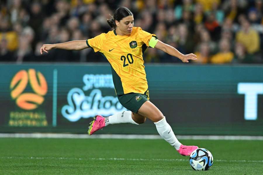 Sam Kerr will lead Australia at the Women's World Cup  