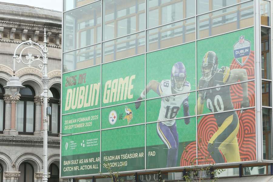 In Dublin steigt am Sonntagnachmittag das erste NFL-Spiel überhaupt.