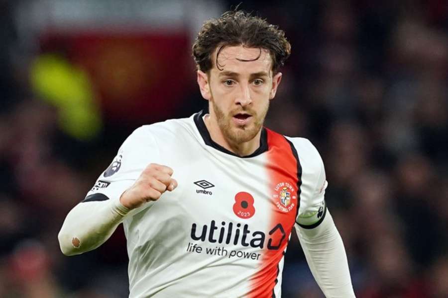 Tom Lockyer le mois dernier avec Luton.