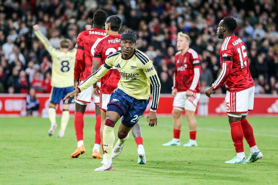 Noni Madueke a înscris golul de 3 puncte pentru Arsenal pe terenul lui Forest