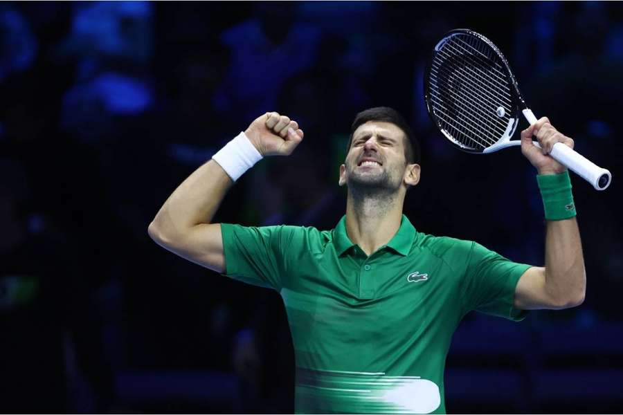 Djokovic assumiu a liderança do Grupo Verde do ATP Finals