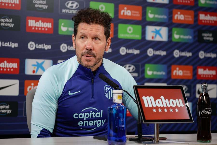 Diego Simeone confiante para o clássico com o Barcelona