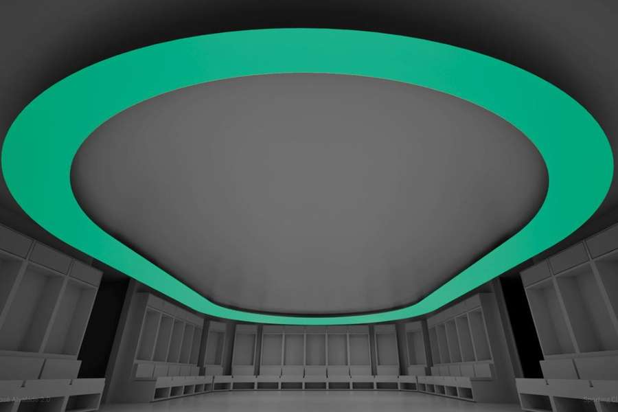 Imagem do projeto do novo balneário no Estádio José Alvalade Imagem do projeto do novo balneário no Estádio José Alvalade