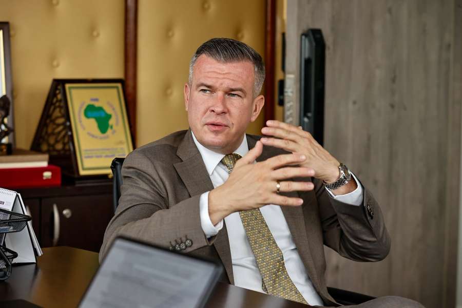 WADA President Witold Banka in Nairobi WADA President Witold Banka in Nairobi