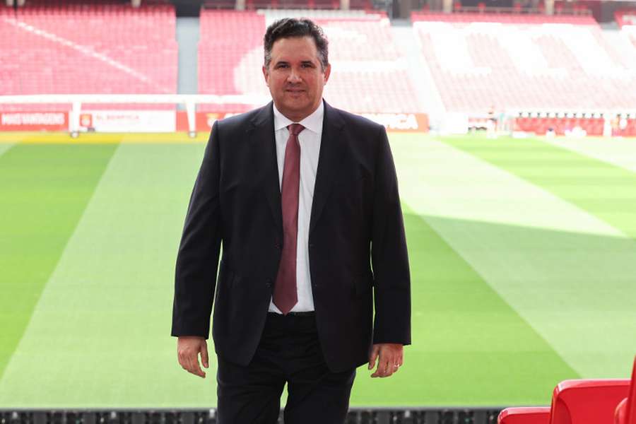 Nuno Catarino no Estádio da Luz