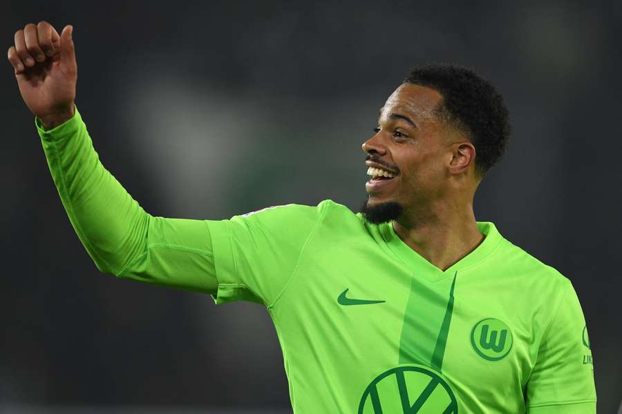 Hat gut lachen: Lukas Nmecha Hat gut lachen: Lukas Nmecha