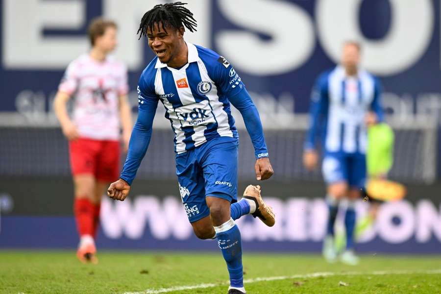 Gift Orban was afgelopen weekend vier keer trefzeker voor KAA Gent