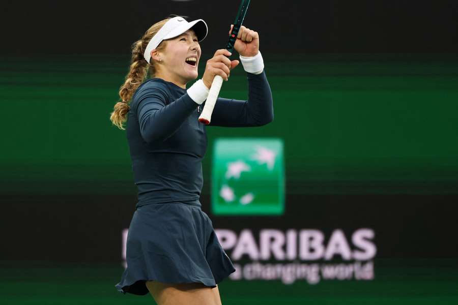 Andreeva reacts to beating Swiatek at the Indian Wells 2025 semi-finals
