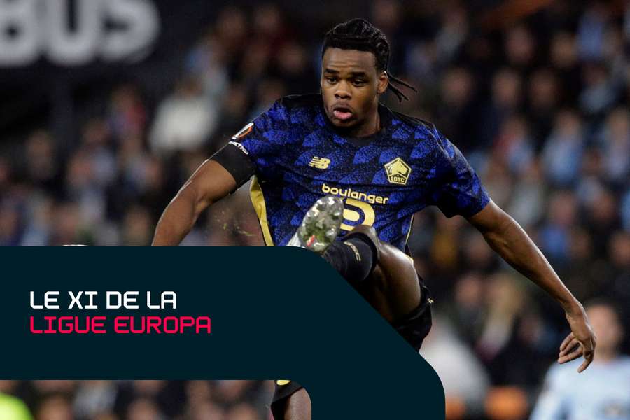 Nathan Ngoy en action avec Lille.