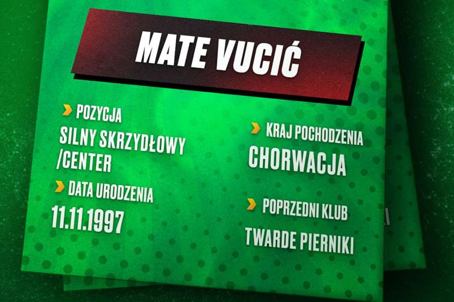 Mate Vucić został nowym zawodnikiem koszykarskiej sekcji Legii Warszawa