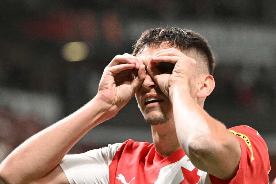 Mojmír Chytil sa dvoma gólmi postaral o víťazstvo Slavie.