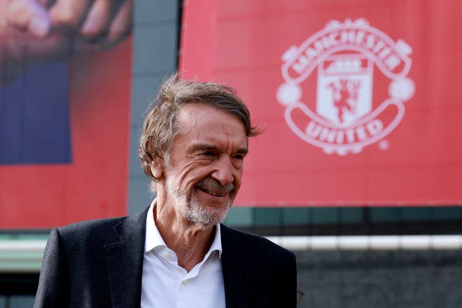 Jim Ratcliffe at Old Trafford in March