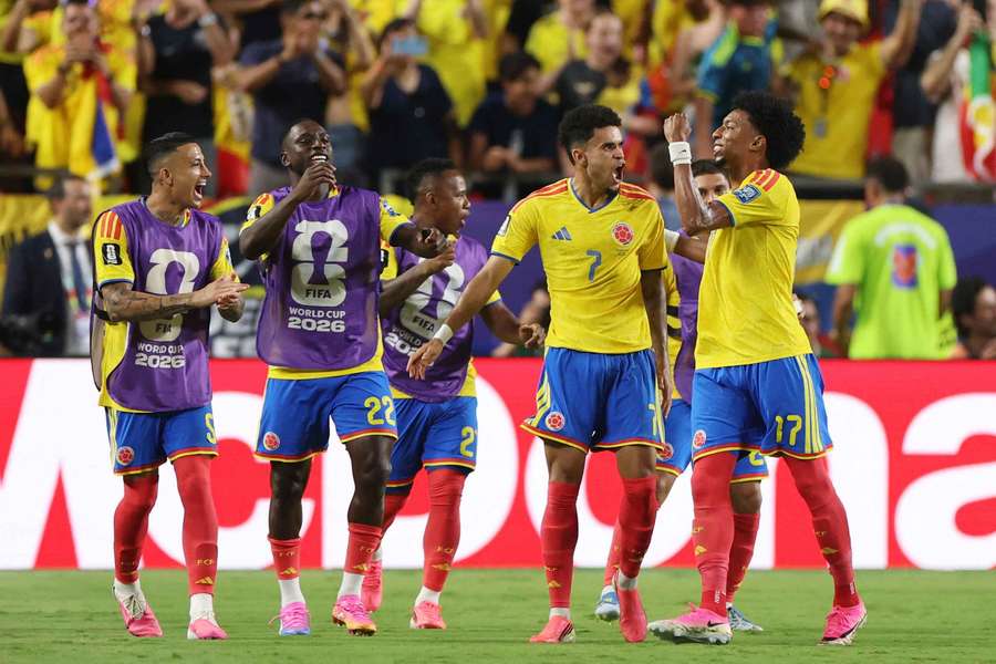 Les Colombiens face au Ghana le 3 juillet. Les Colombiens face au Ghana le 3 juillet.