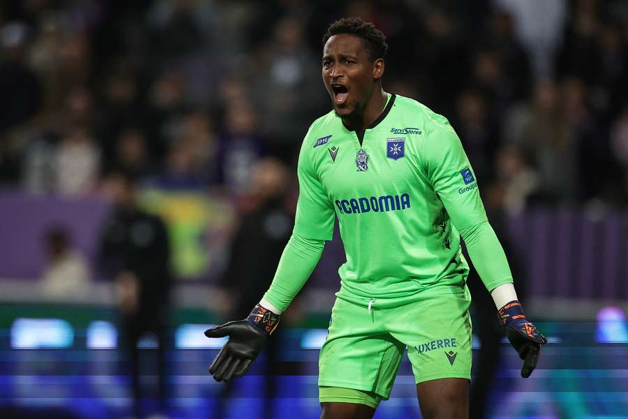 Donovan Léon lors du match à Toulouse.
