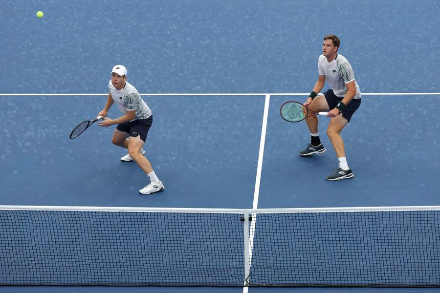 Heliovaara (left) and Patten are aiming for a fourth grand slam