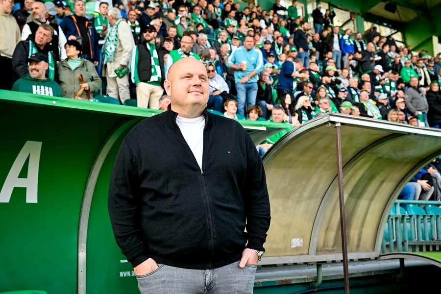 Trenér Bohemians Jaroslav Veselý.