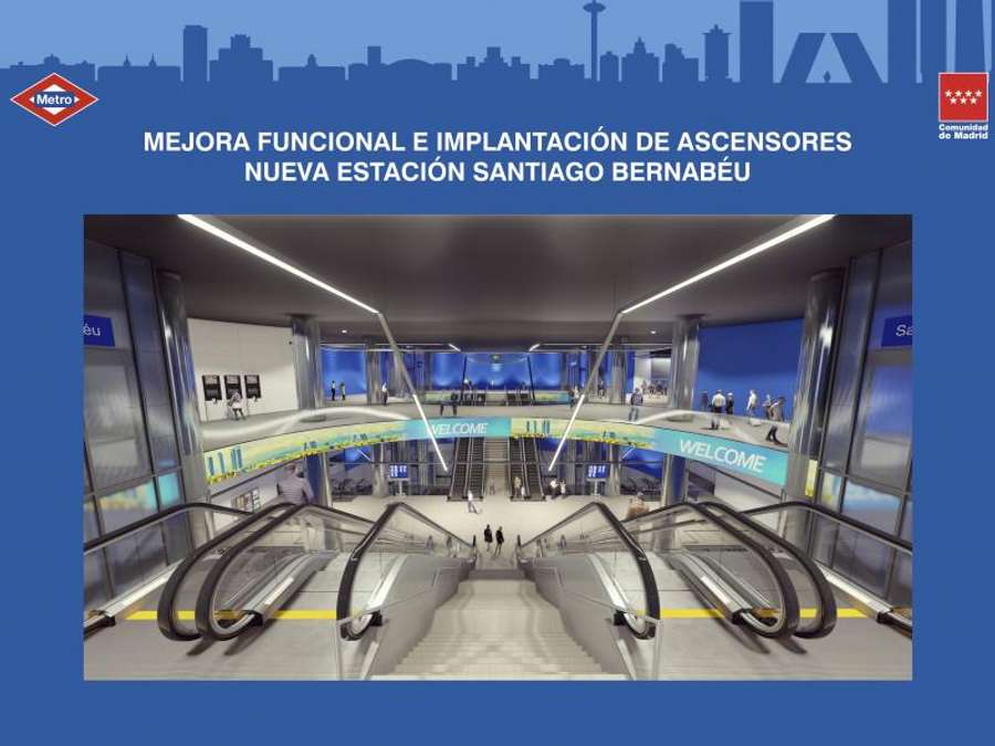 Futura estación de Santiago Bernabéu