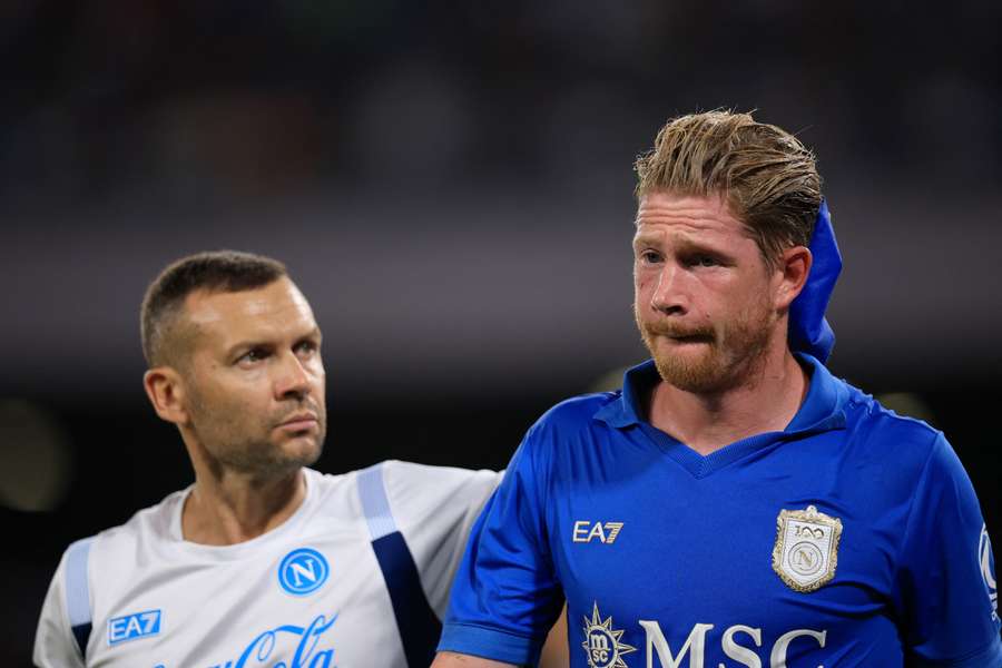 Kevin De Bruyne aún no ha podido triunfar en el Nápoles Kevin De Bruyne aún no ha podido triunfar en el Nápoles