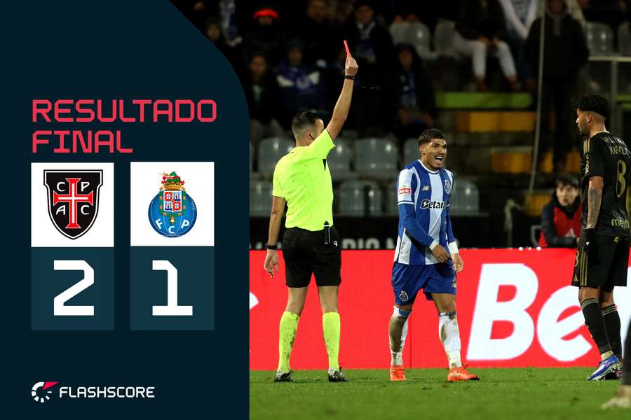 William Gomes foi expulso e falha receção ao Sporting