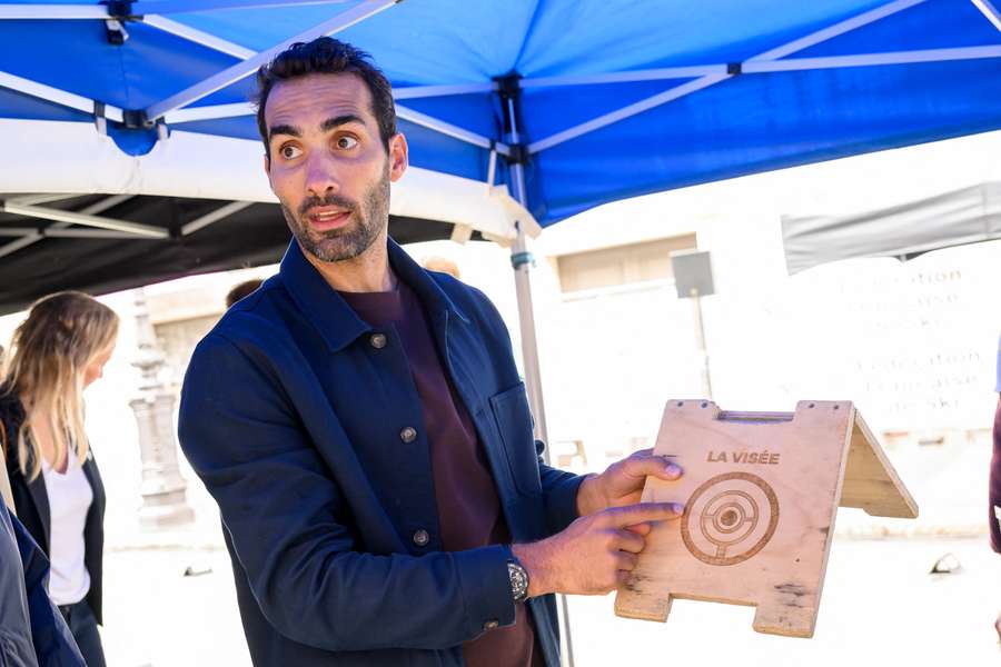 Martin Fourcade à Paris le 14 septembre.