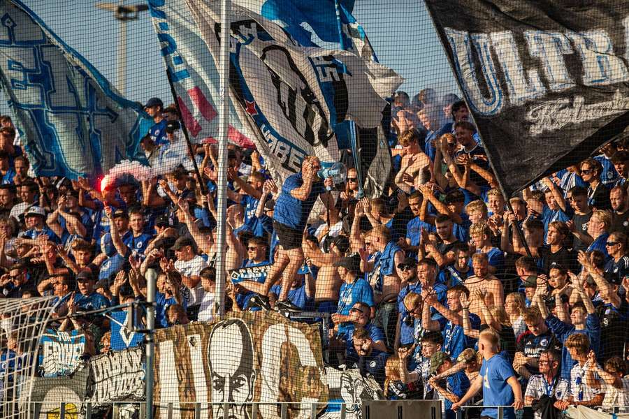 The FC Copenhagen supporters had a dreadful experience in Fredericia