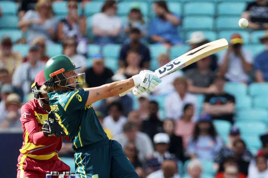 Australia's Ashleigh Gardner in action against the West Indies