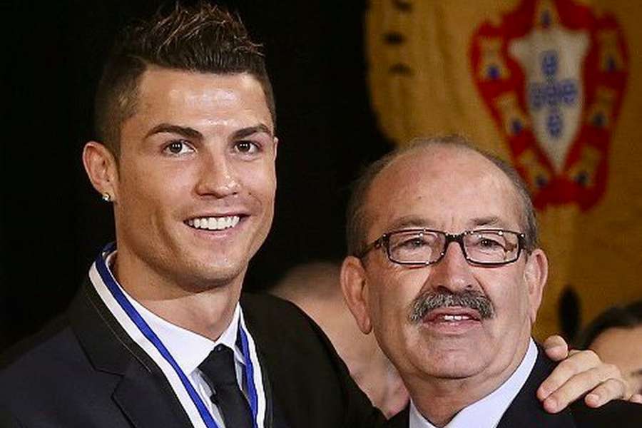 Cristiano Ronaldo gemeinsam mit Aurelio da Silva Pereira.