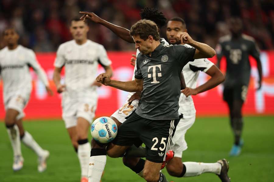 Thomas Müller kon zijn ploeg niet naar een overwinning helpen