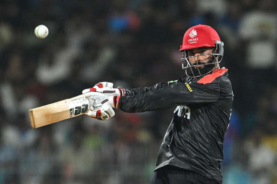 Yuvraj Samra in action for Canada