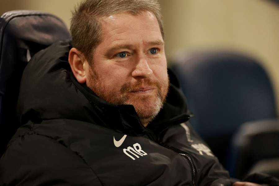 Matt Beard on the touchline