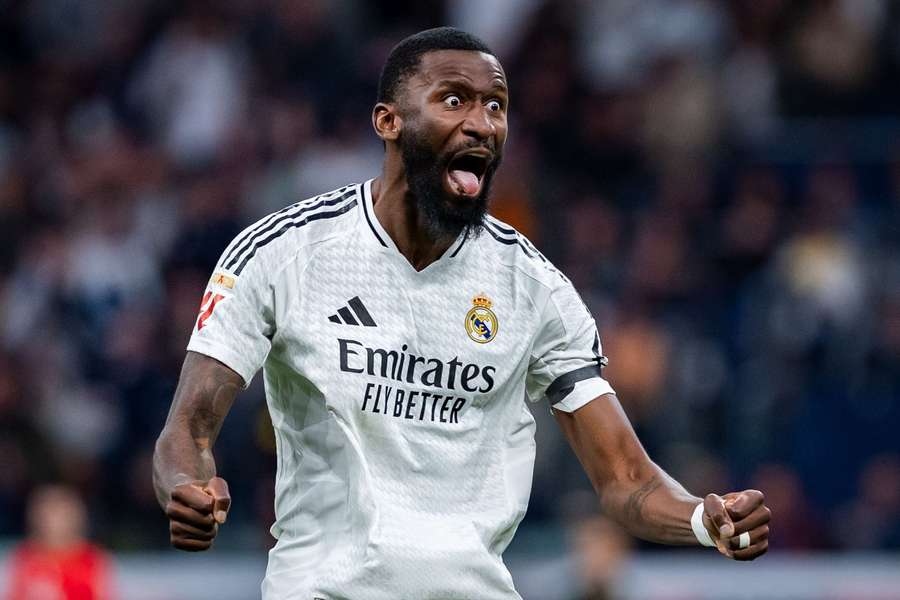 Antonio Rüdiger ao serviço do Real Madrid