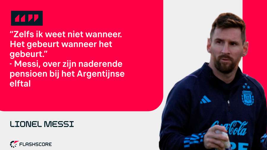 Messi blijft mysterieus over zijn interlandcarrière