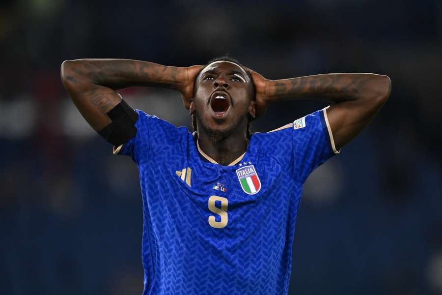 La disperazione di Moise Kean La disperazione di Moise Kean