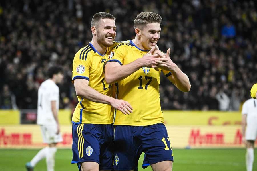 Gyökeres fez nove golos pela Suécia na Liga das Nações