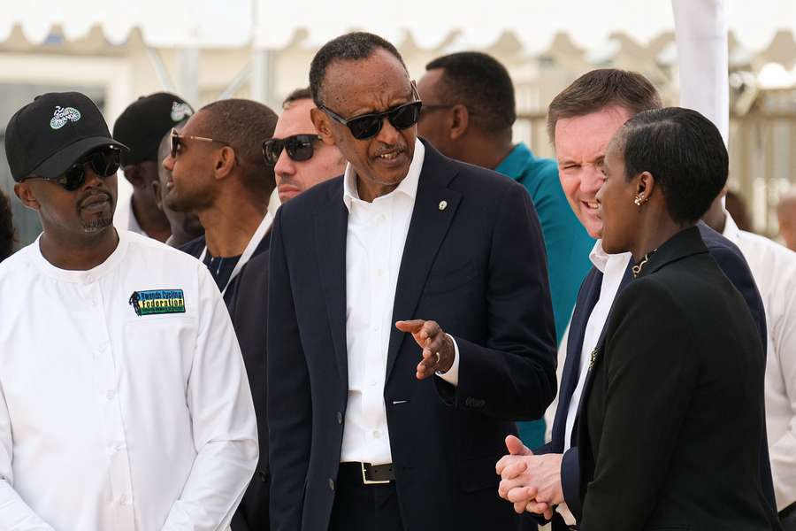 Paul Kagame et David Lappartient en février dernier.