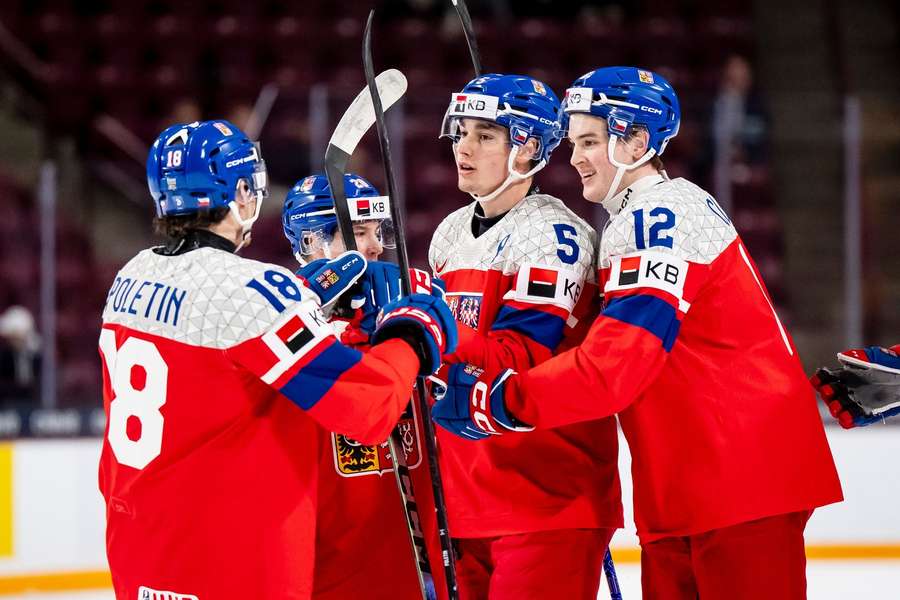 Čeští junioři proti Lotyšsku vyhráli.