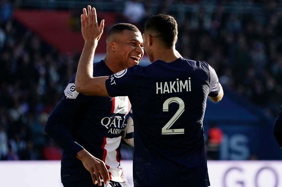 Mbappe and Hakimi are good friends due to their club connection