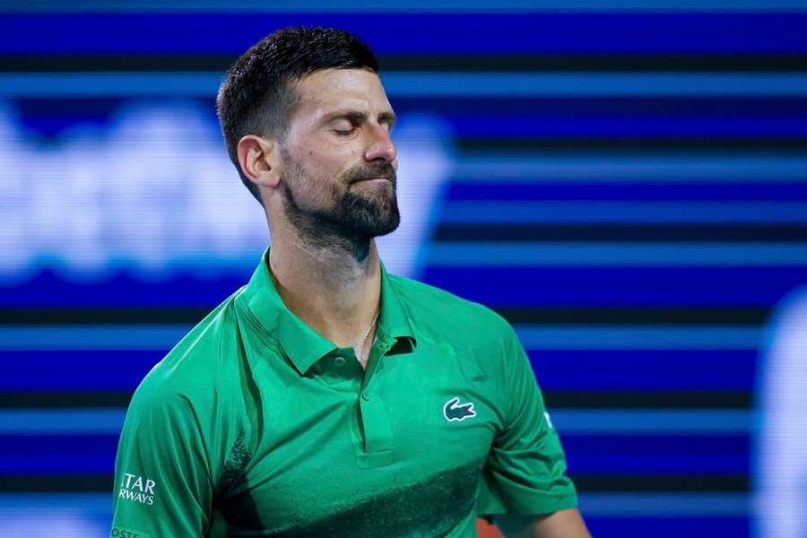 Djokovic, derrotado en la final de Miami.
