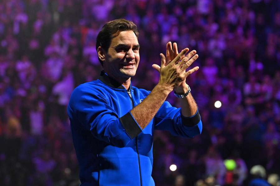 Roger Federer, muy emocionado sobre la pista de Londres tras jugar su último partido