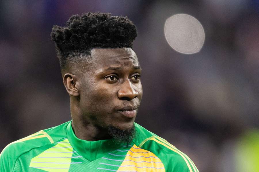 Manchester United goalkeeper Andre Onana