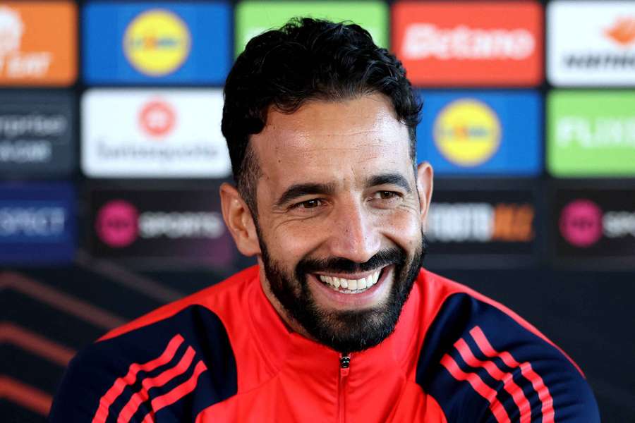 Manchester United's new manager Ruben Amorim