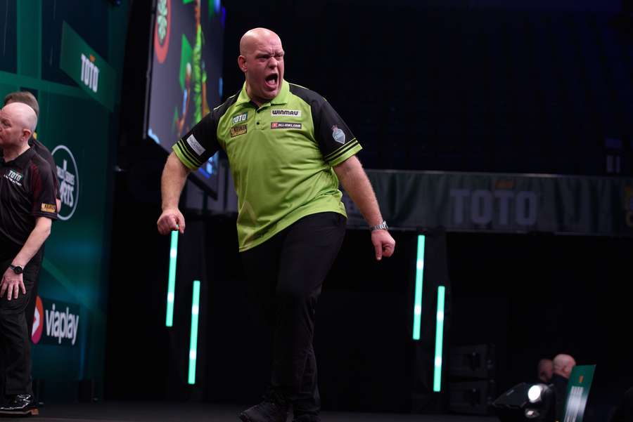 Michael van Gerwen at the 2024 Dutch Masters Michael van Gerwen at the 2024 Dutch Masters