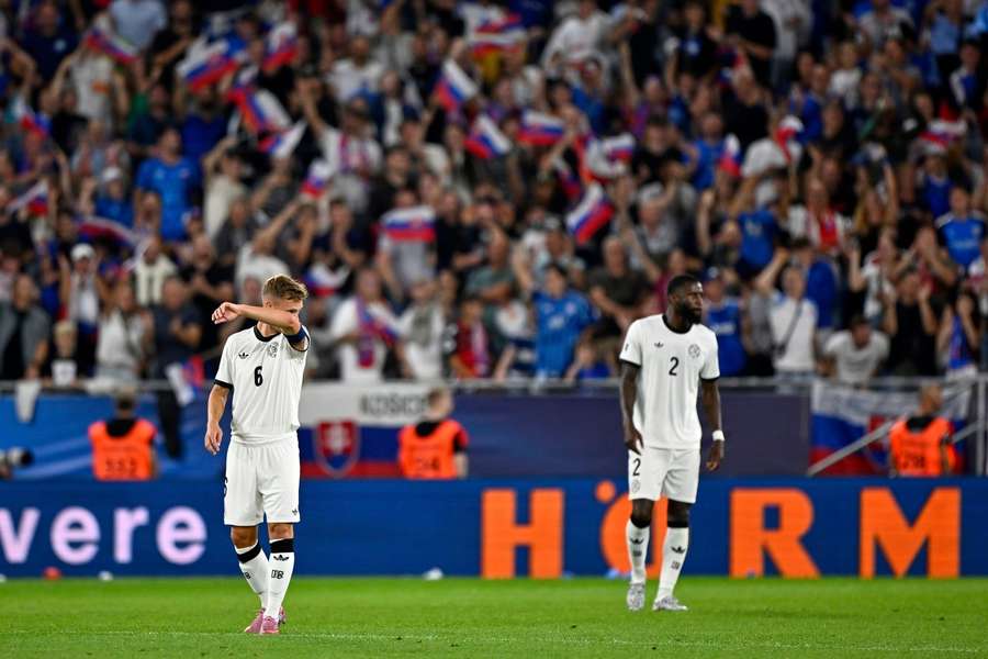 Caras largas para Kimmich (i.) y Rüdiger: el equipo de la DFB ofreció una actuación subterránea el jueves Caras largas para Kimmich (i.) y Rüdiger: el equipo de la DFB ofreció una actuación subterránea el jueves