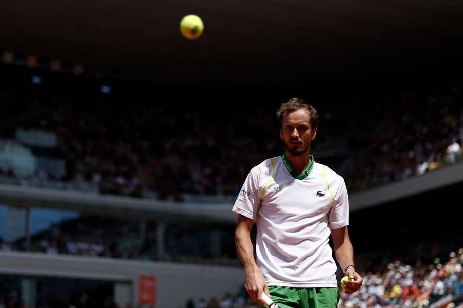 Medvedev claimed his first grass-court win of the season