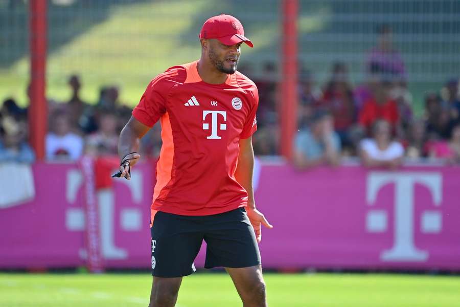 Kompany will take charge of his first home game for Bayern this weekend