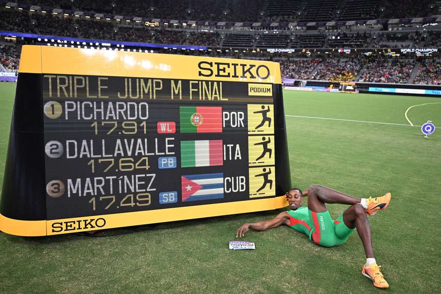 Pichardo superou concorrência para se sagrar campeão do mundo no triplo salto